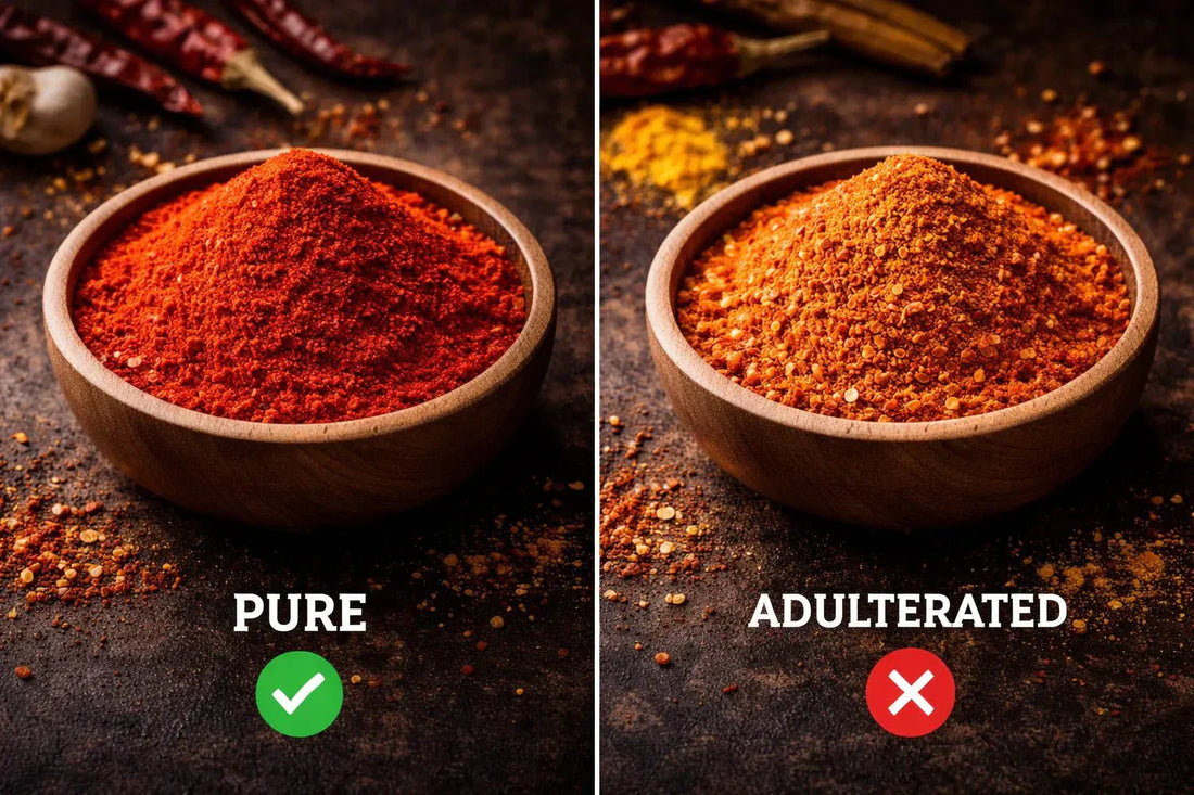 How to Check If Your Chilli Powder is Pure - UNMIXED