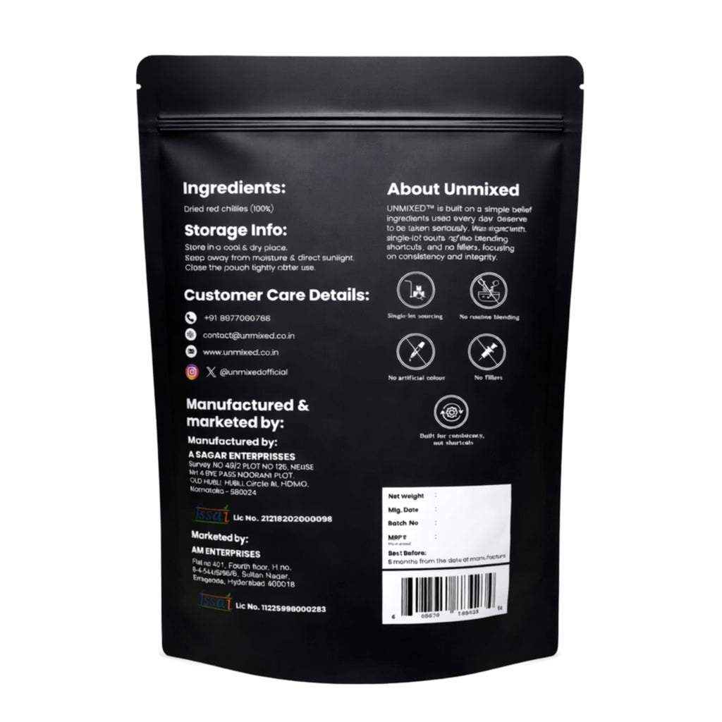 UNMIXED Kashmiri Chilli Powder