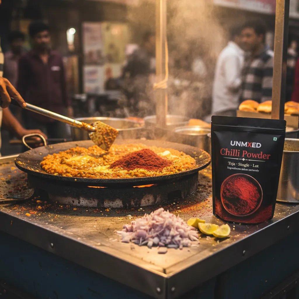 UNMIXED Teja Chilli Powder – High Heat Guntur Chilli | 100% Pure, No Artificial Color chilli powder - pure, no artificial colour - UNMIXED