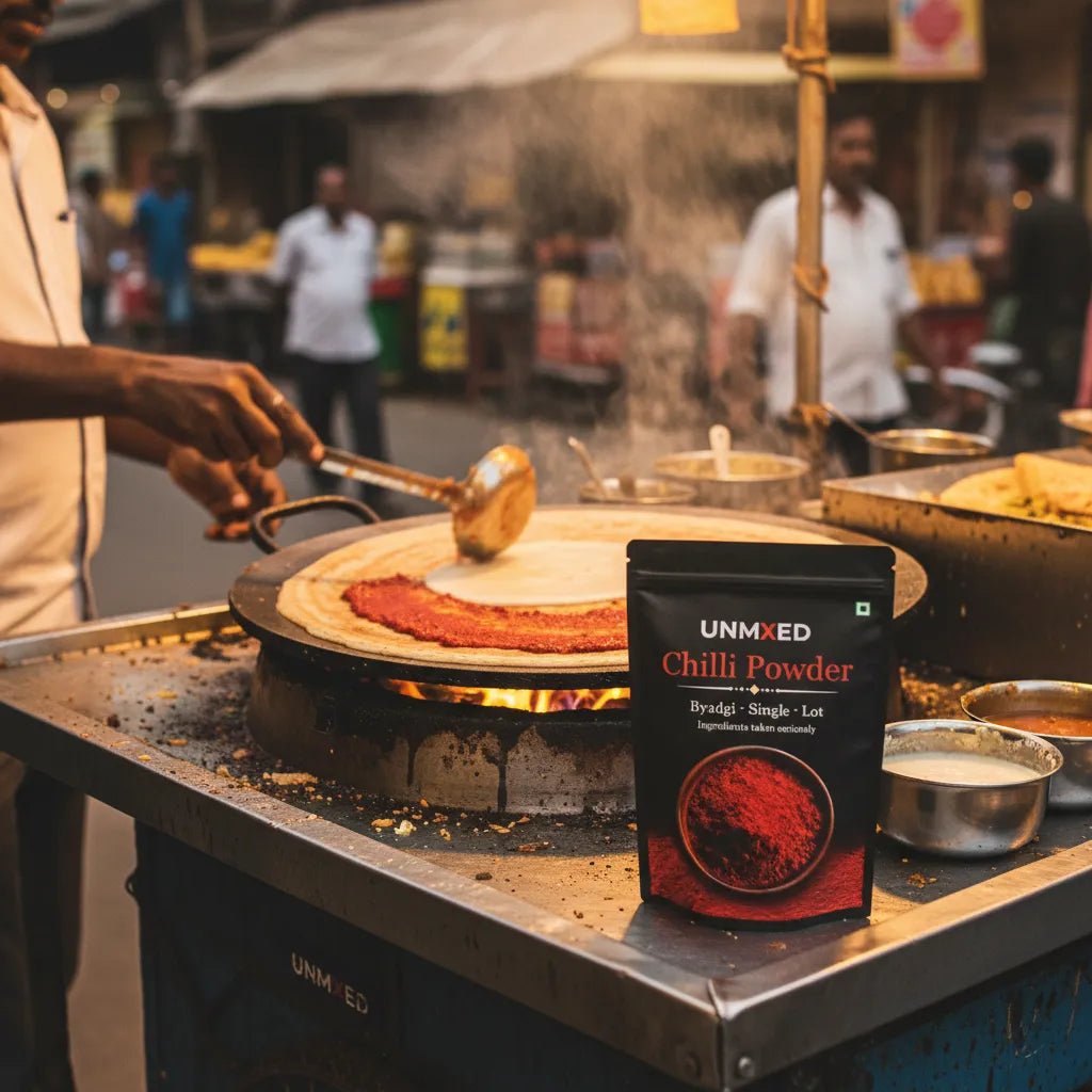 UNMIXED Byadgi Chilli Powder – Deep Red Color & Rich Aroma | No Artificial Color chilli powder - pure, no artificial colour - UNMIXED