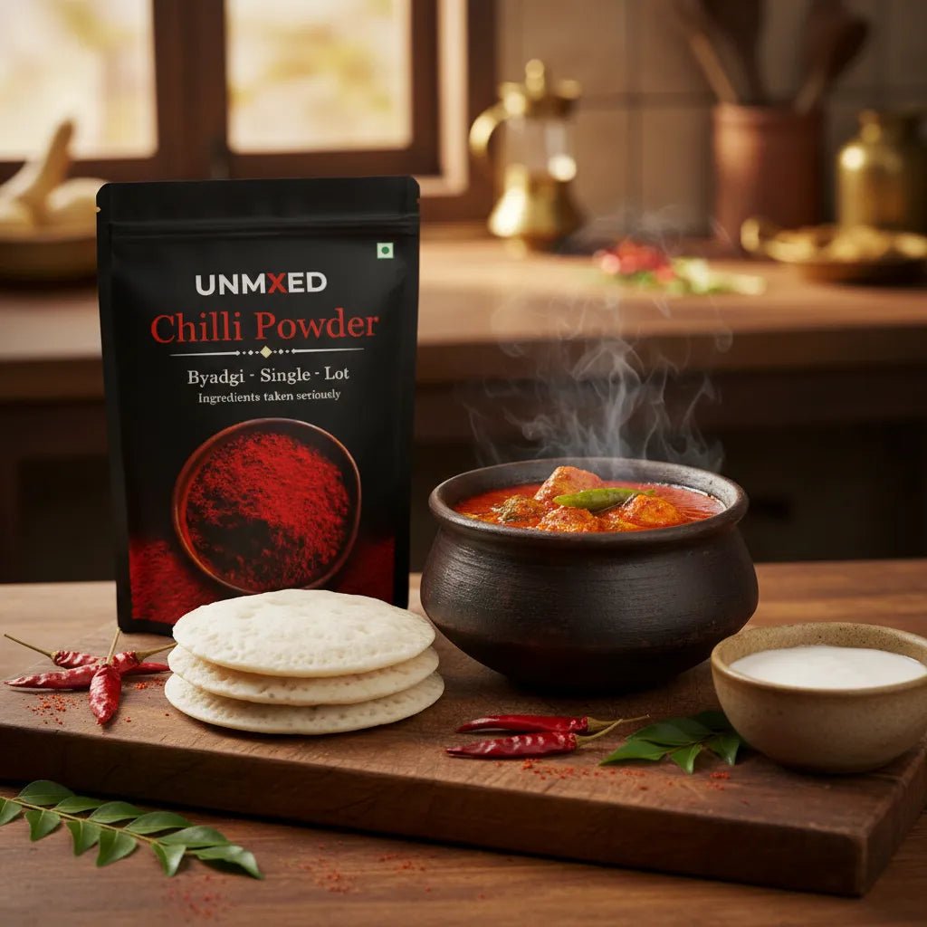 UNMIXED Byadgi Chilli Powder – Deep Red Color & Rich Aroma | No Artificial Color chilli powder - pure, no artificial colour - UNMIXED