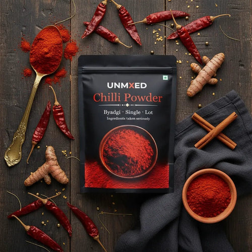 UNMIXED Byadgi Chilli Powder – Deep Red Color & Rich Aroma | No Artificial Color chilli powder - pure, no artificial colour - UNMIXED