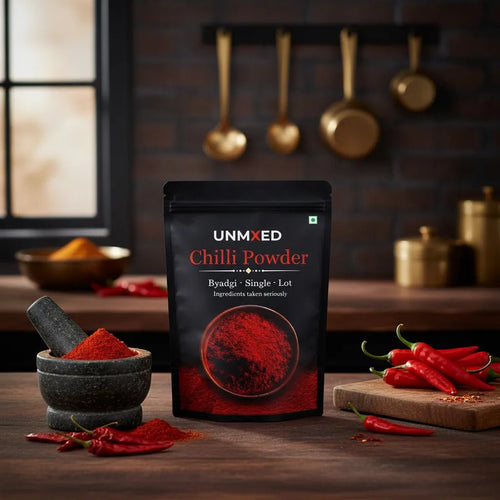 UNMIXED Byadgi Chilli Powder – Deep Red Color & Rich Aroma | No Artificial Color chilli powder - pure, no artificial colour - UNMIXED